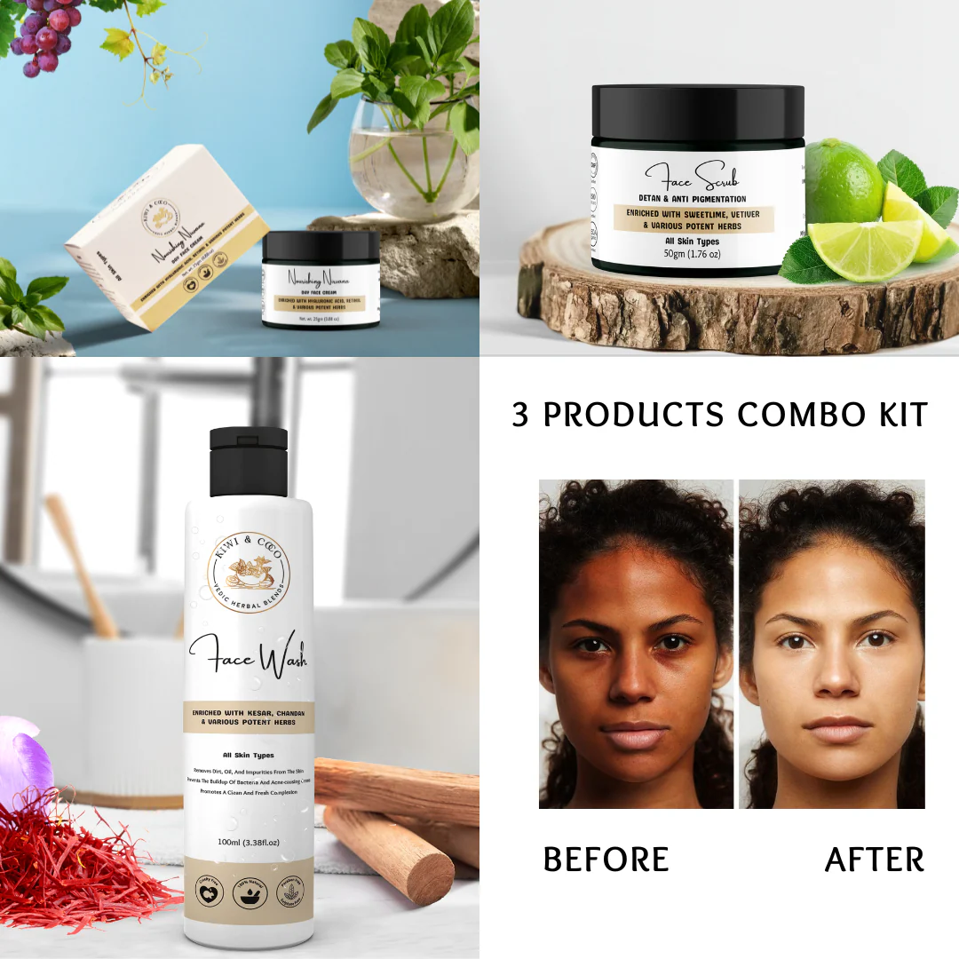 Natural Skin Whitening/Lightening/Brightening Combo - 3 Products product image 1