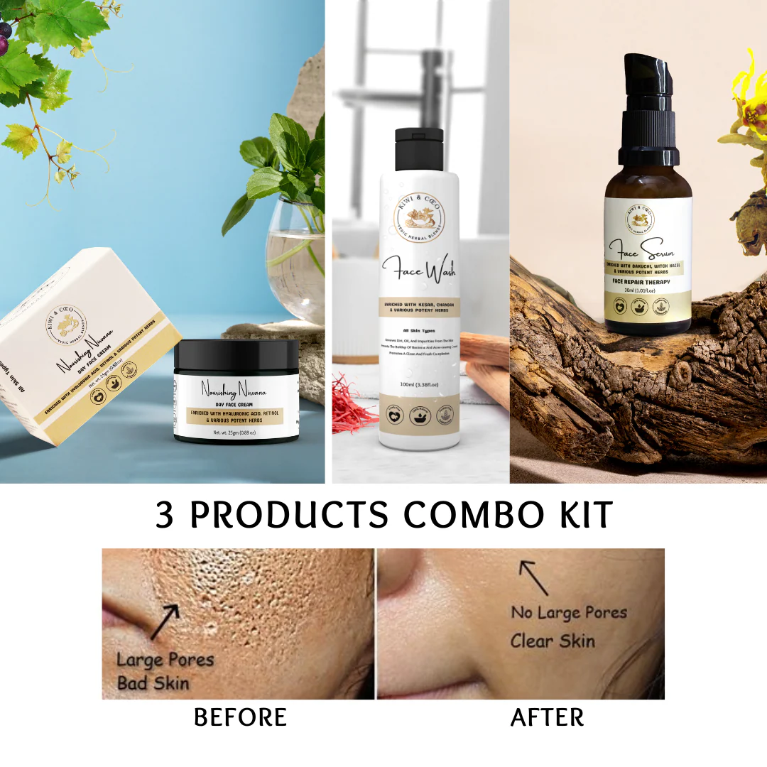 Open Pores, Acne, Scars & Face Glow Treatment Combo product image 1