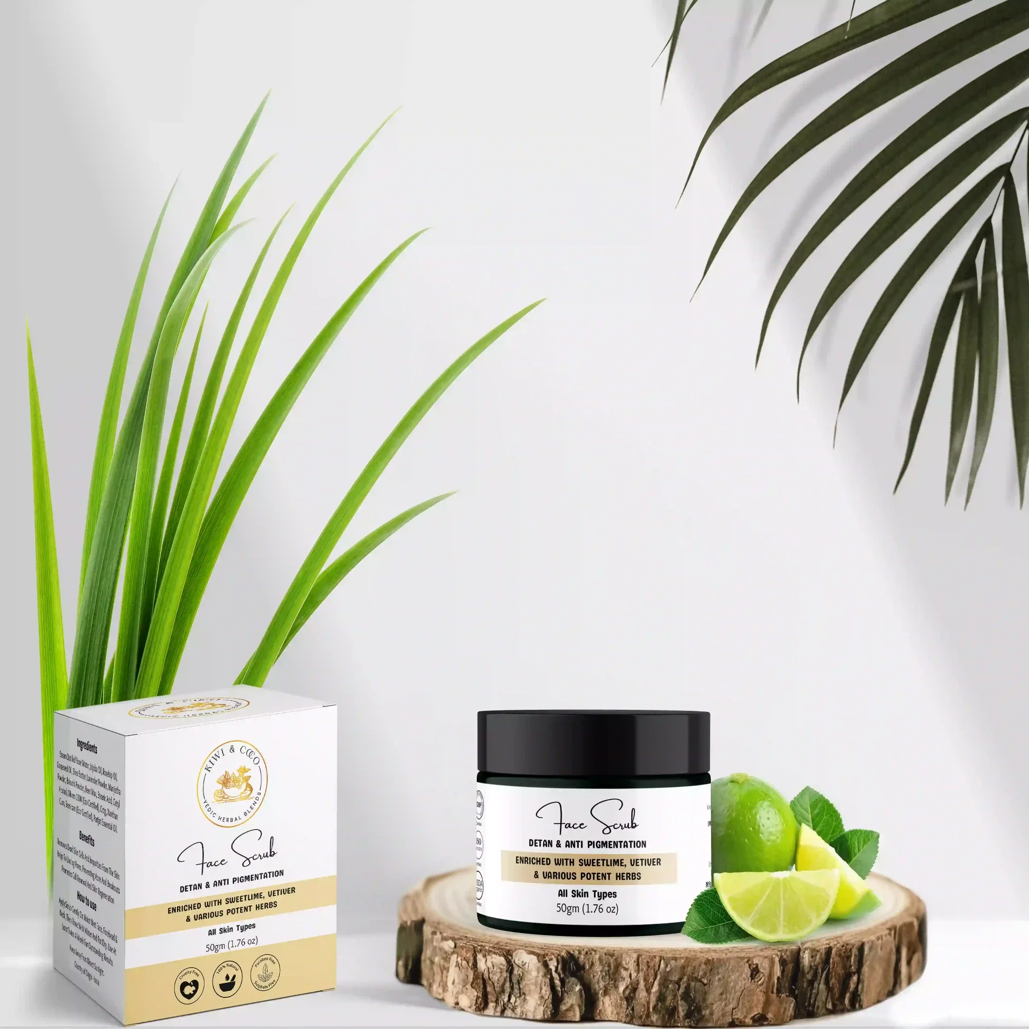 Sweet lime and Vetiver Detan & Anti-Pigmentation Face Scrub | All Skin Types product image 1
