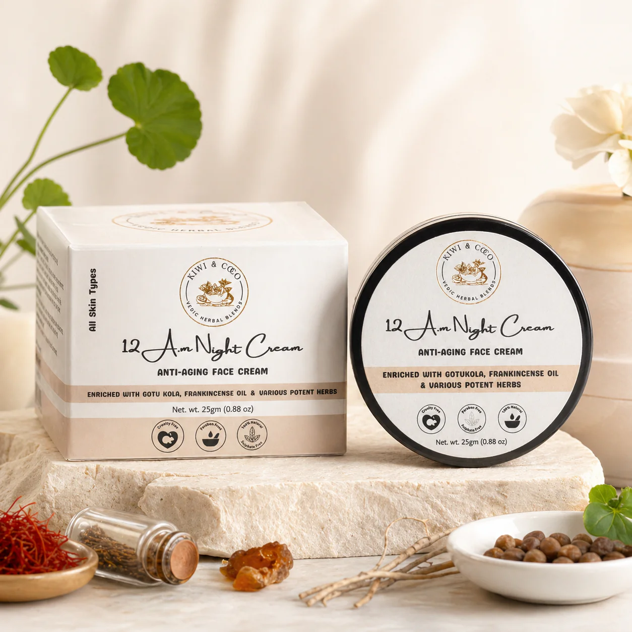 12 A.M Night Face Cream - Anti Aging Cream | All Skin Types product image 1